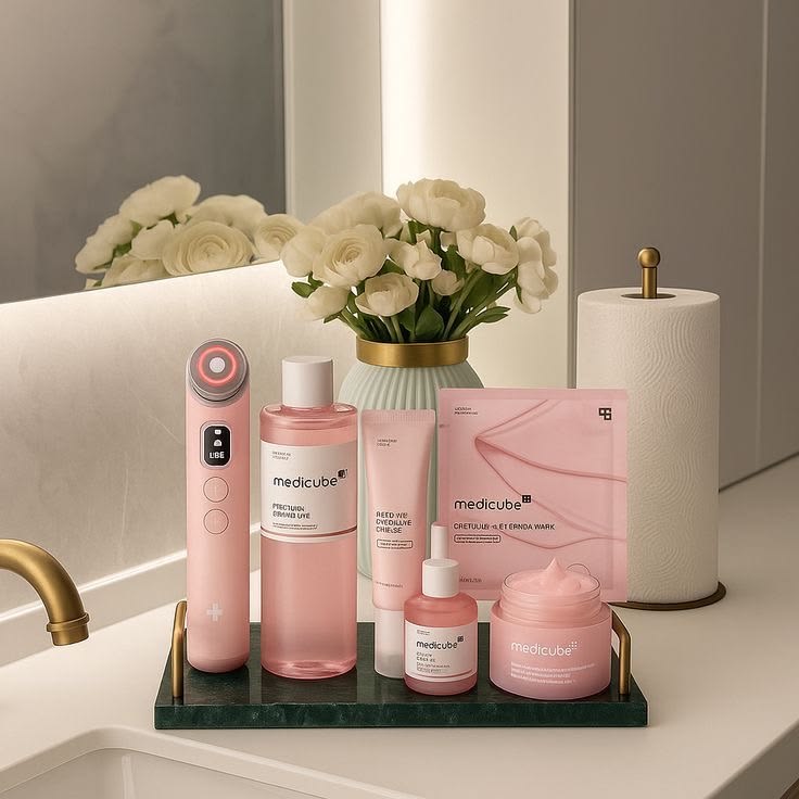 Rutina Glow con productos de skincare